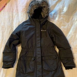 Girls Columbia Winter Insulated Jacket with hood size S